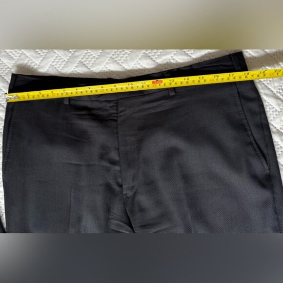 Armani Traditional Stylish Classic Navy Men 42R 36x30 2 Piece Suit Grad Prom - Picture 7 of 8